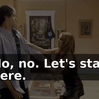 No, no. Let's stay here.