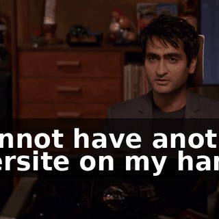 I cannot have another Intersite on my hands.