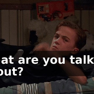 What are you talking about?
