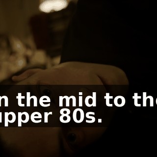 in the mid to the upper 80s.