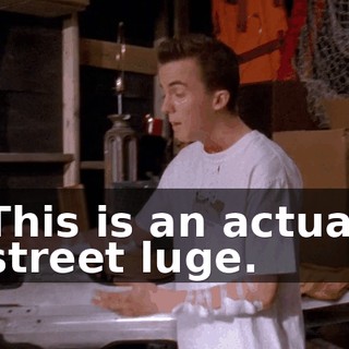This is an actual street luge.
