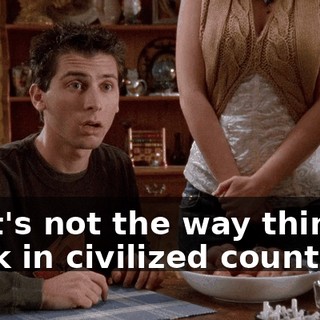 That's not the way things work in civilized countries.