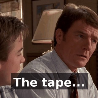 The tape...
