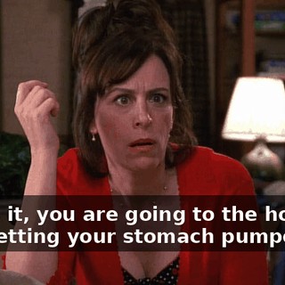 That's it, you are going to the hospital and getting your stomach pumped.