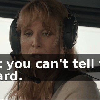 But you can't tell the board.
