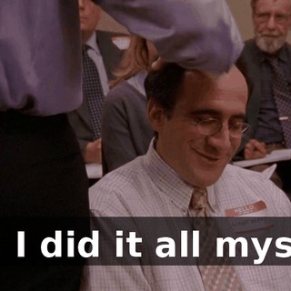 No. I did it all myself.