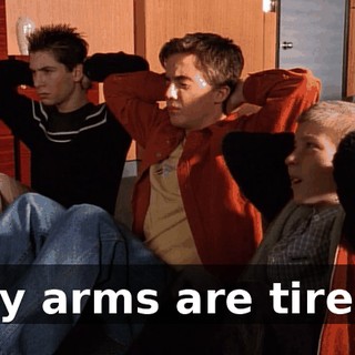 My arms are tired.