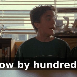 Now by hundreds.