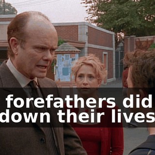 Our forefathers did not lay down their lives