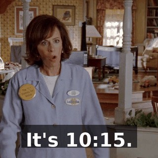 It's 10:15.