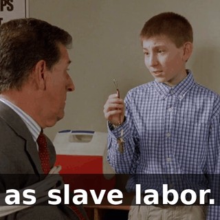 as slave labor.