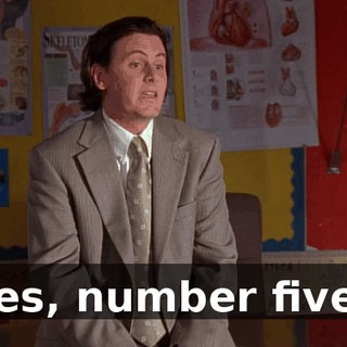 Yes, number five?