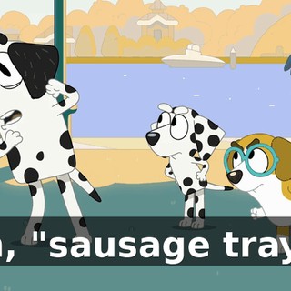 Uh, "sausage tray?"
