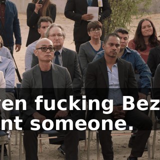 even fucking Bezos sent someone.