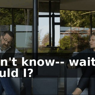 I don't know-- wait, so should I?
