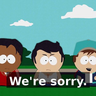 We're sorry.