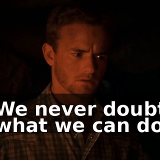 ♪ We never doubt what we can do ♪