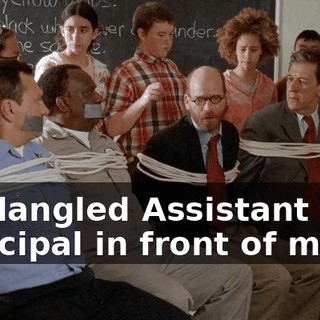 He dangled Assistant Vice Principal in front of me!
