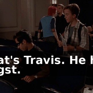 That's Travis. He has angst.