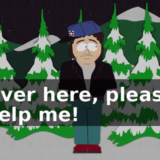 Over here, please help me!