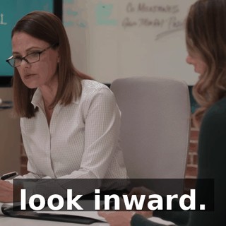 look inward.