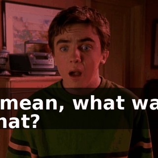 I mean, what was that?