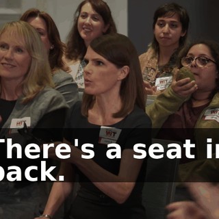 There's a seat in back.