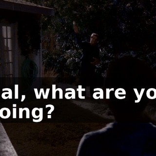 Hal, what are you doing?