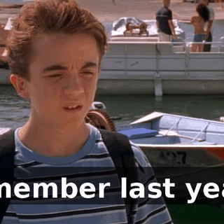 Remember last year...