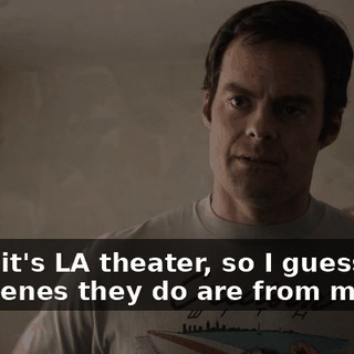 Yeah, it's LA theater, so I guess all the scenes they do are from movies.