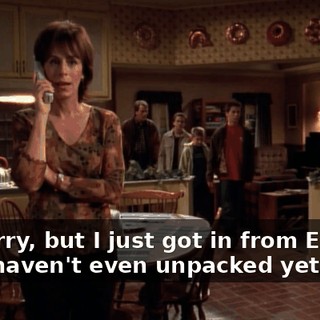 I'm sorry, but I just got in from Europe, and I haven't even unpacked yet.