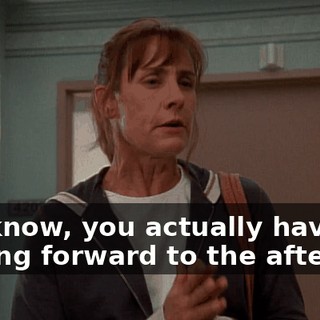 You know, you actually have me looking forward to the afterlife.