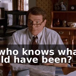so who knows what it could have been?