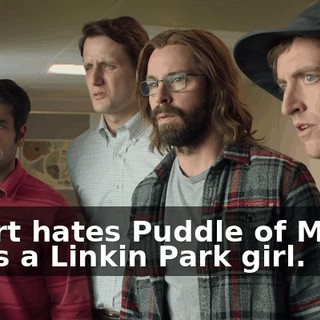 Gwart hates Puddle of Mudd. She's a Linkin Park girl.