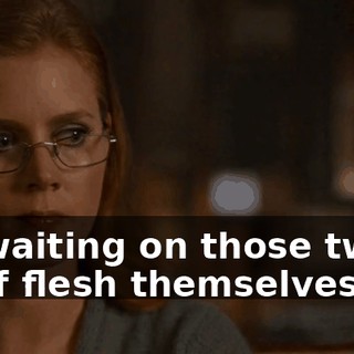 I'm just waiting on those two things to kind of flesh themselves out.