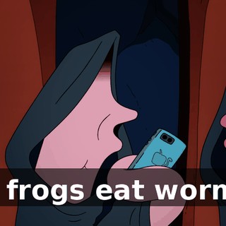 Do frogs eat worms?