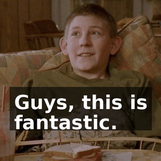 Guys, this is fantastic.