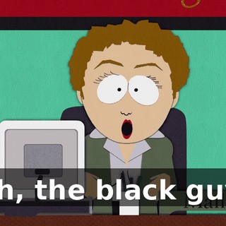 Oh, the black guy!