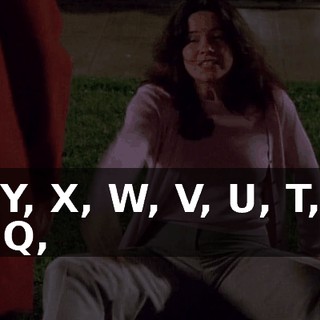 Z, Y, X, W, V, U, T, S, R, Q,