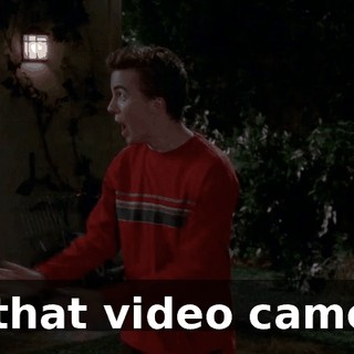 on that video camera.
