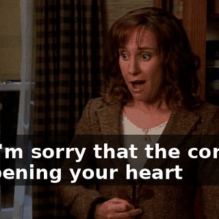 Oh, I'm sorry that the concept of opening your heart