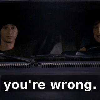 you're wrong.
