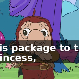 this package to the Princess,