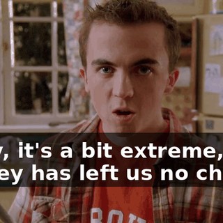 Okay, it's a bit extreme, but Dewey has left us no choice.