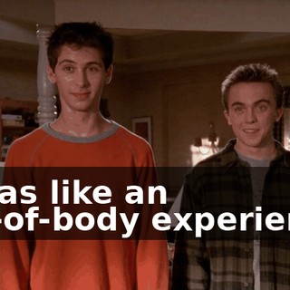 It was like an out-of-body experience,