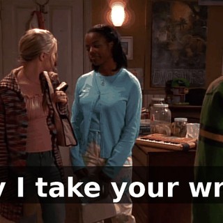 May I take your wrap?