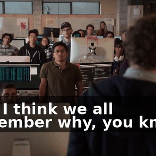 And I think we all remember why, you know?