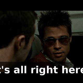 It's all right here.