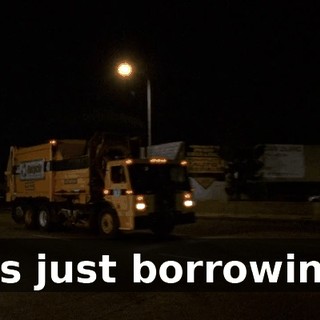 It's just borrowing.