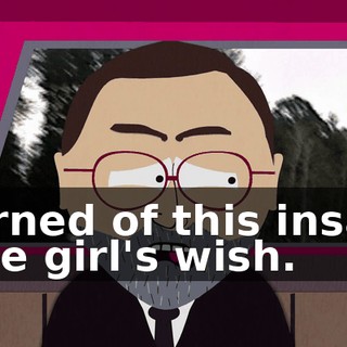 learned of this insane little girl's wish.